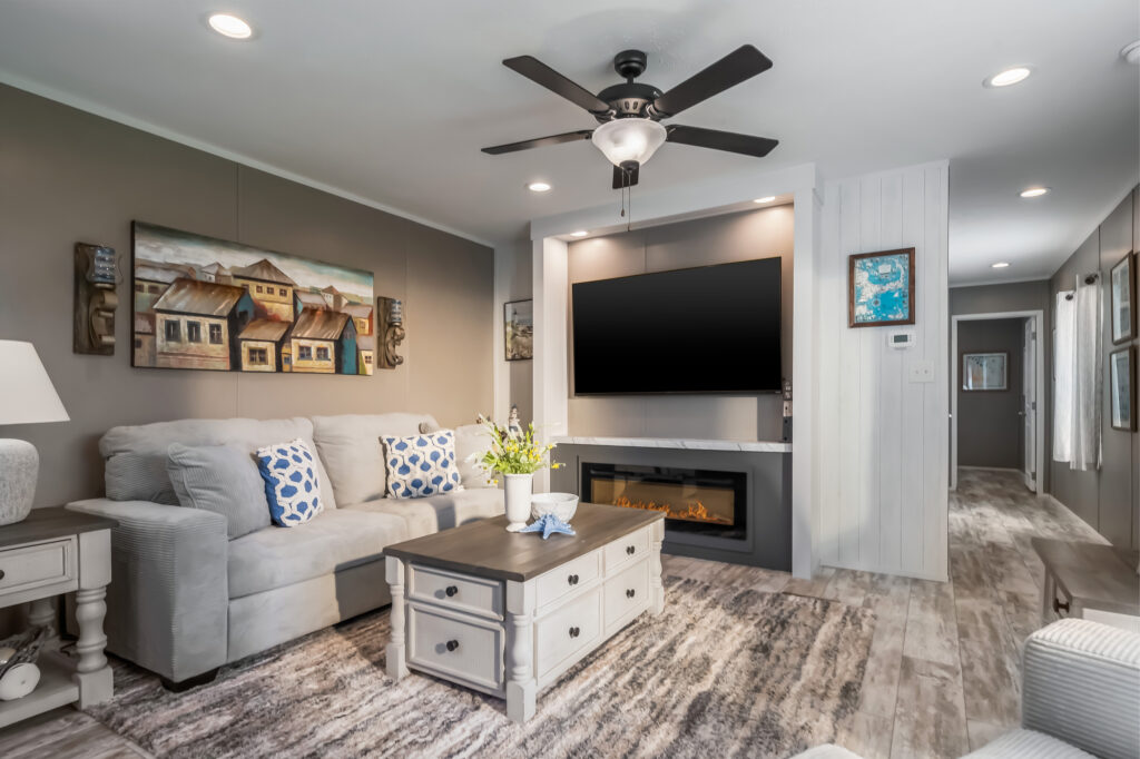 Column Electric Fireplace